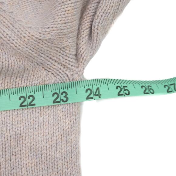 One Grey Day Superfine Merino Wool Blend V-Neck Sweater Size Large - Picture 8 of 11